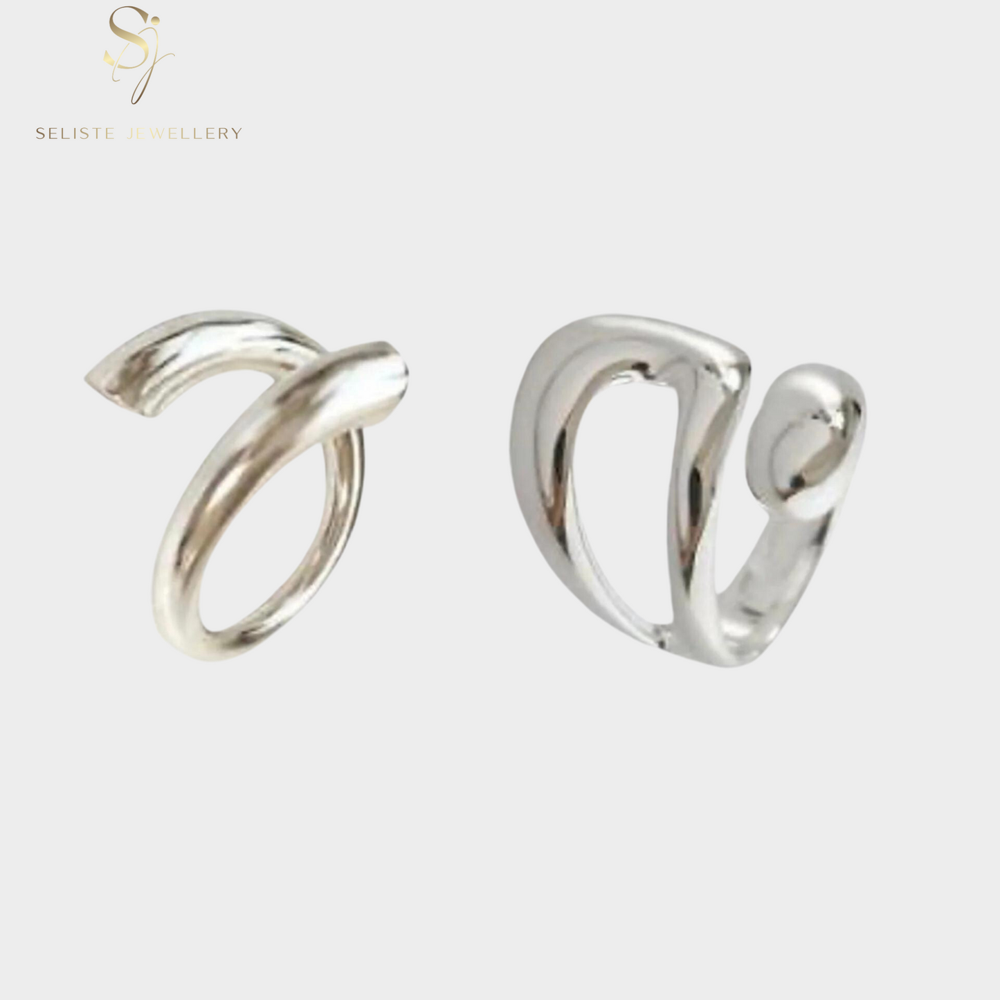 Irregular Chunky Ring Set