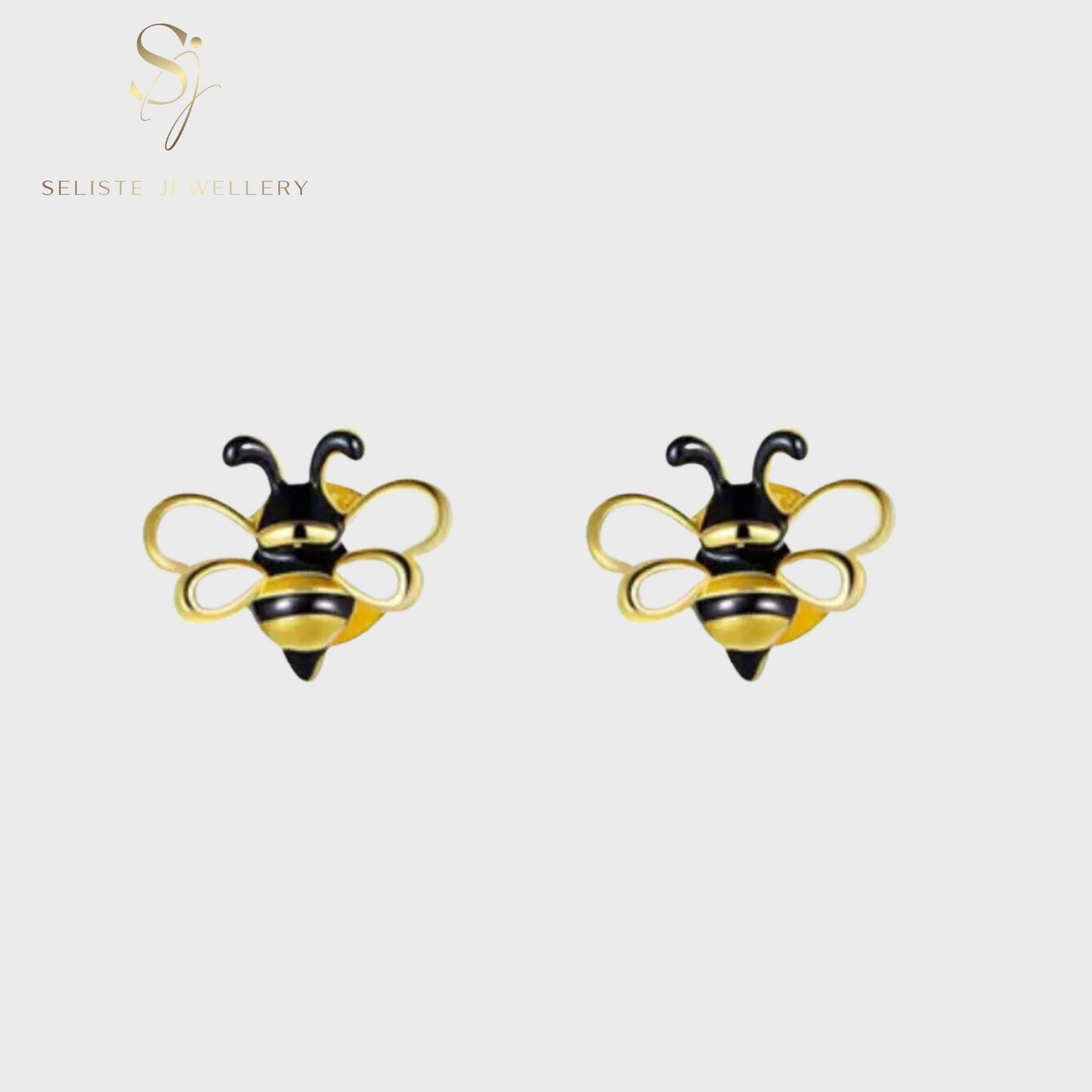 Tiny Bee Earrings