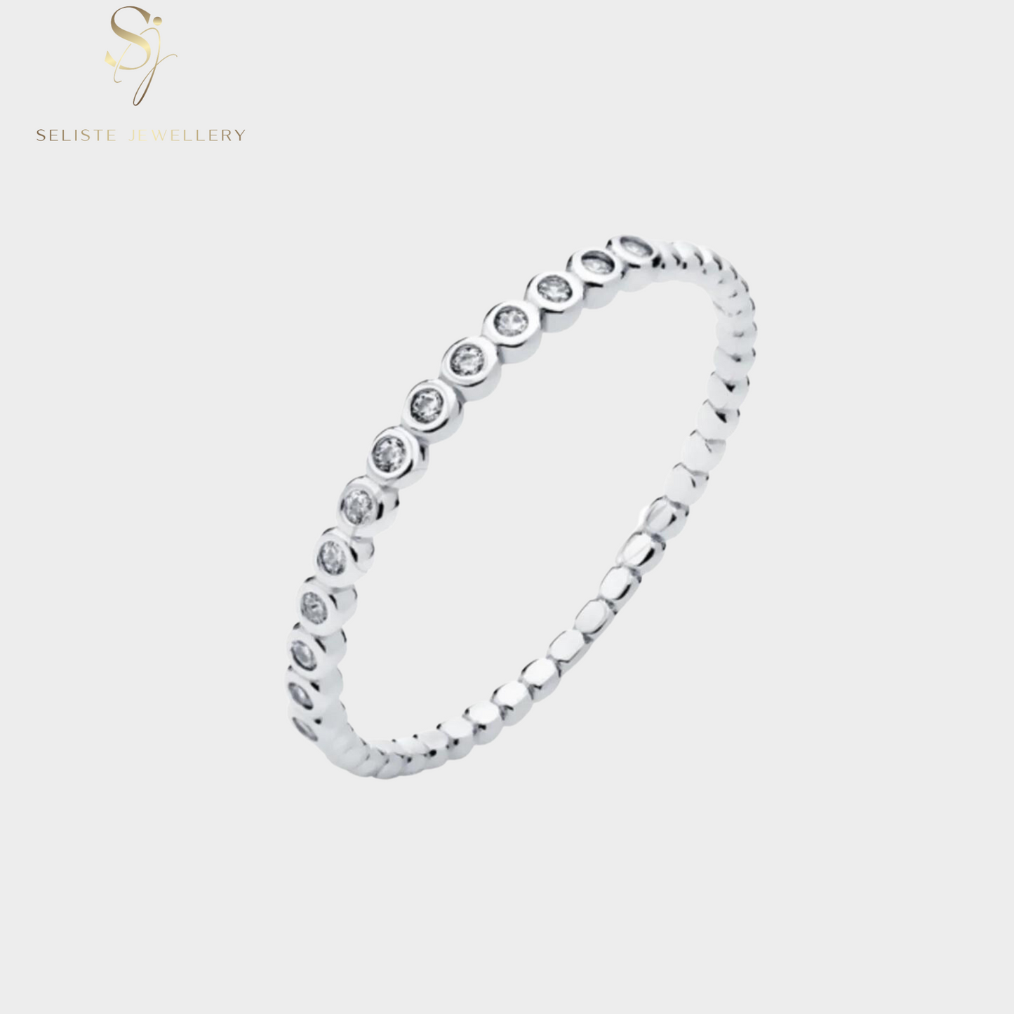 Diamond Eternity Thin Band Ring