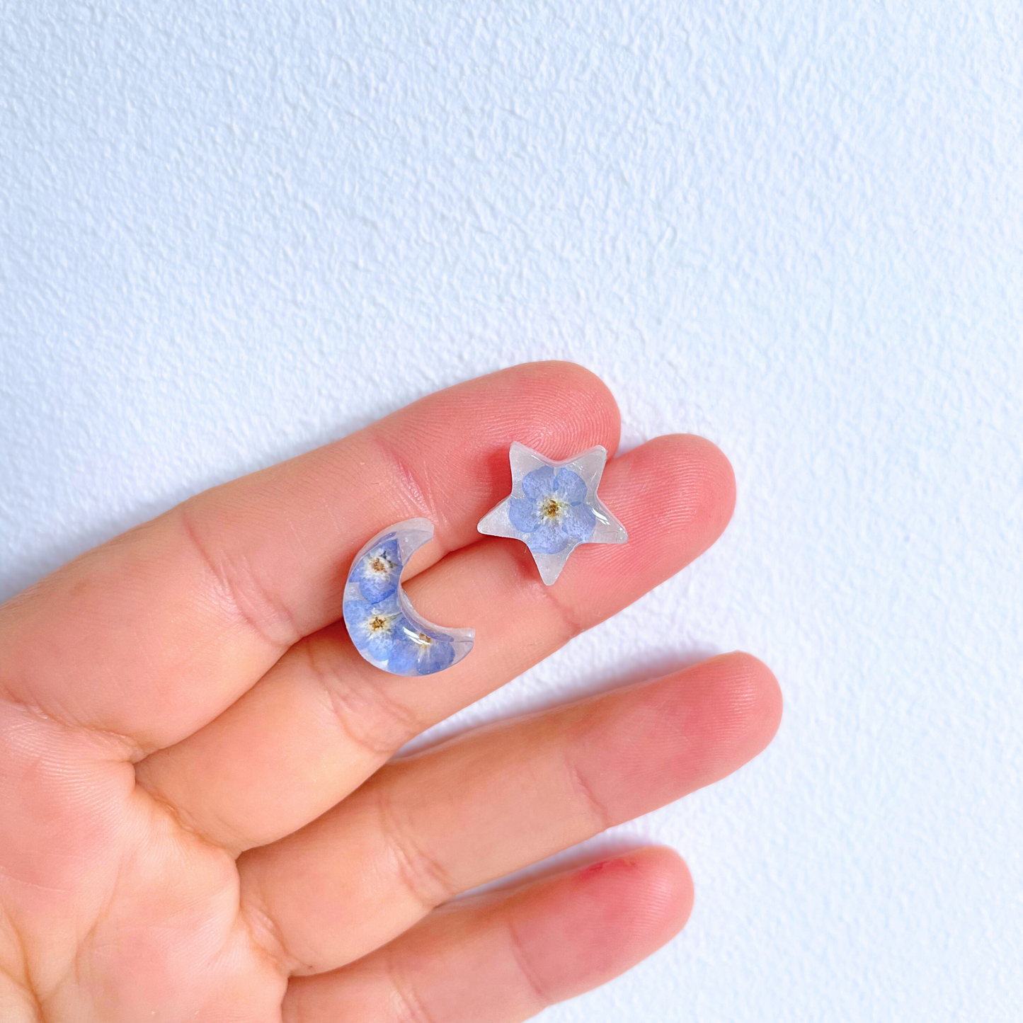 Forget Me Not Celestial Earrings