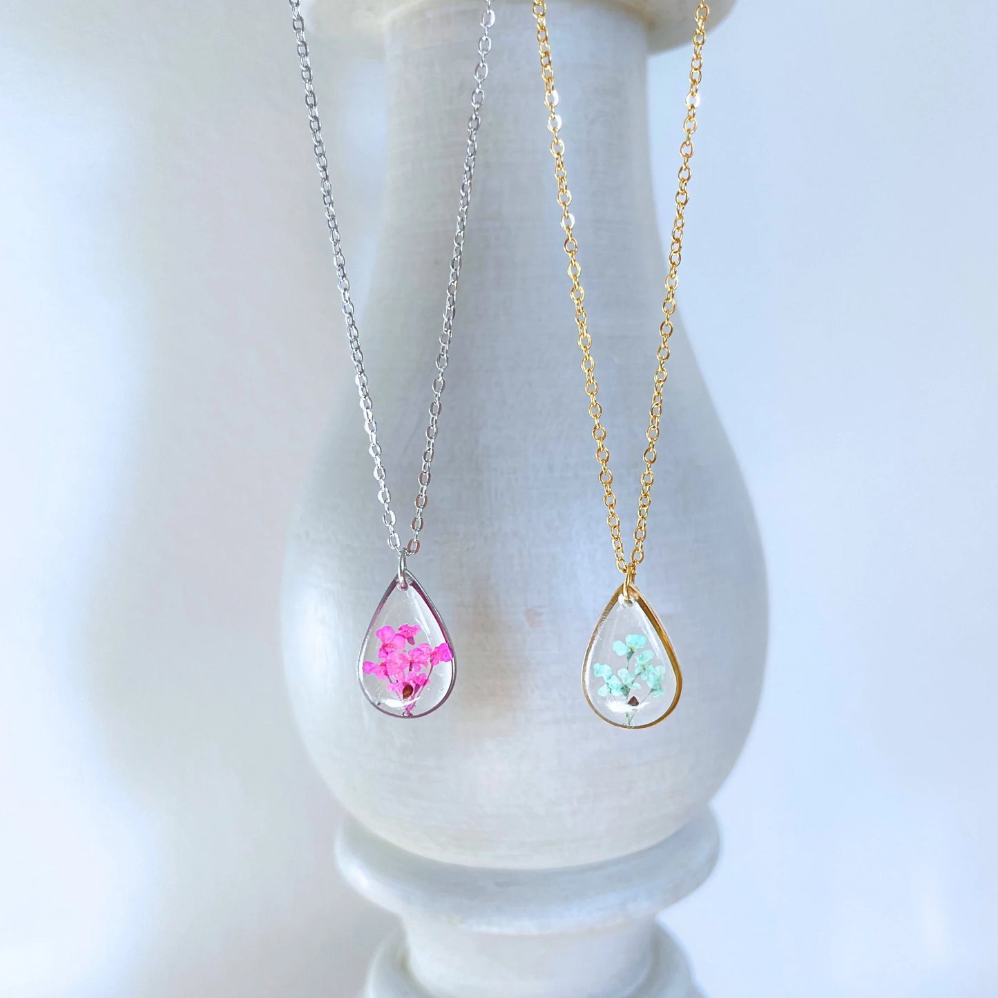 Teardrop Charm Miscarriage Necklace