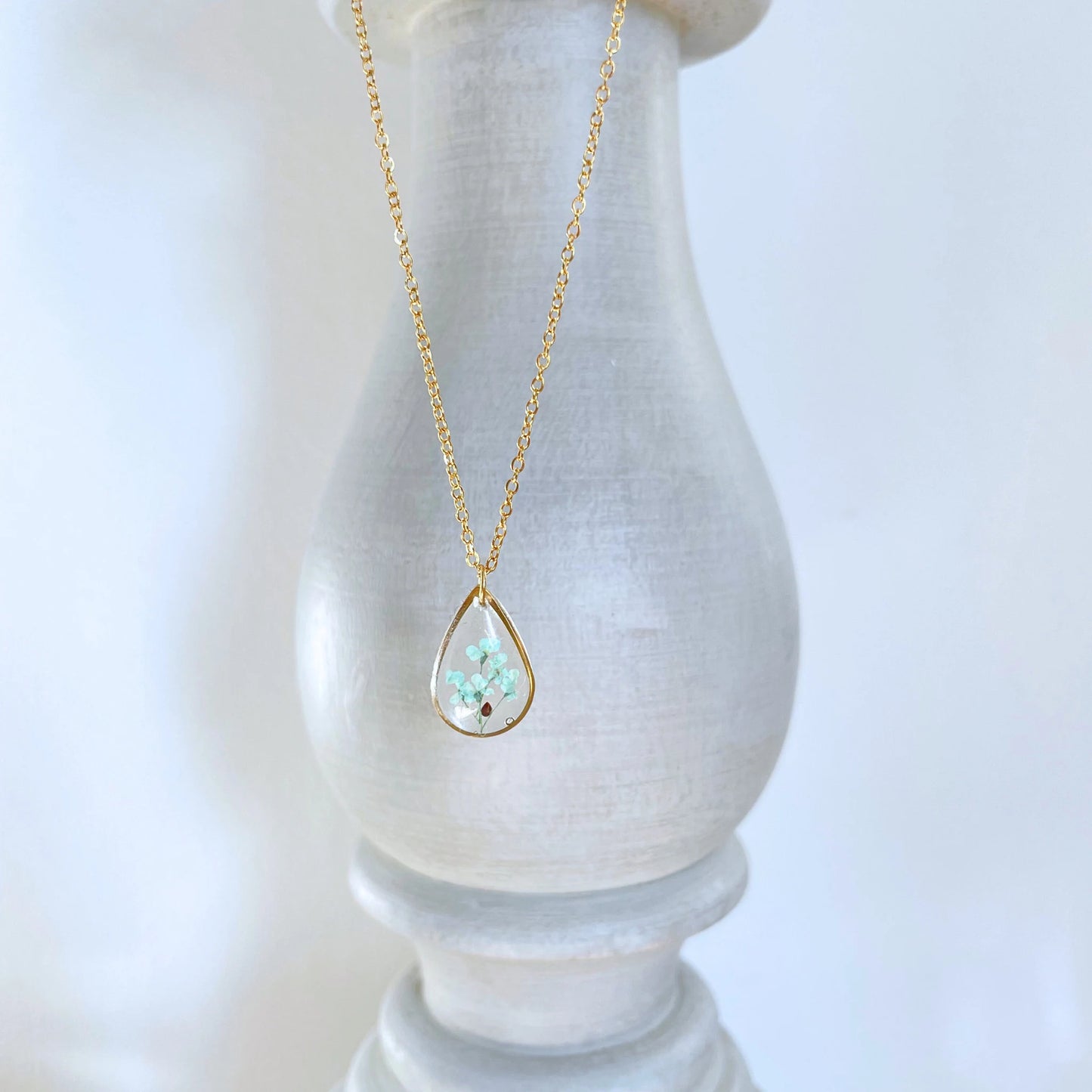 Teardrop Charm Miscarriage Necklace