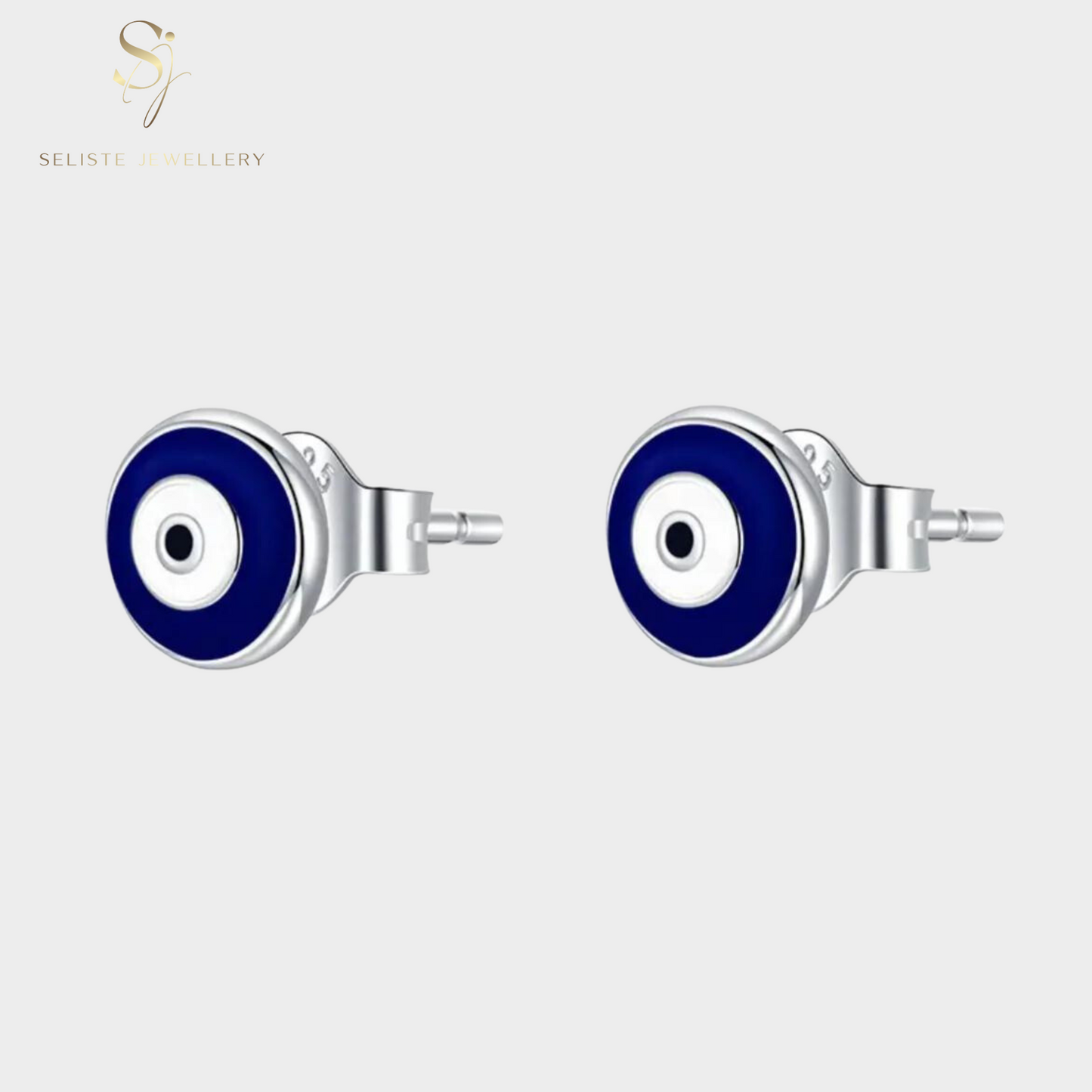 Evil Eye Stud Earrings