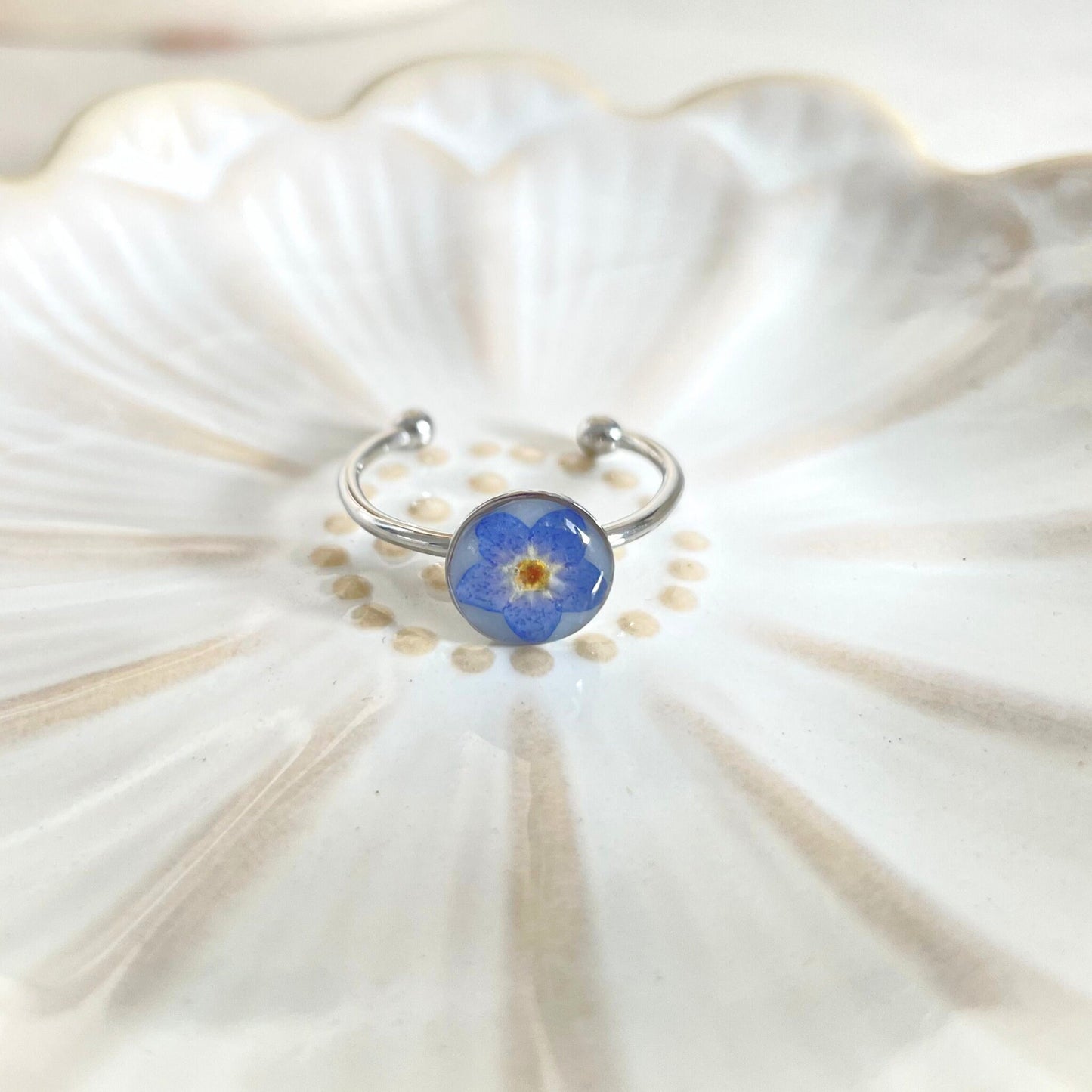 Forget Me Not Flower Ring