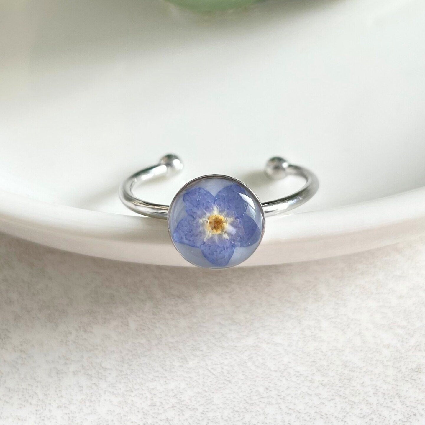 Forget Me Not Flower Ring