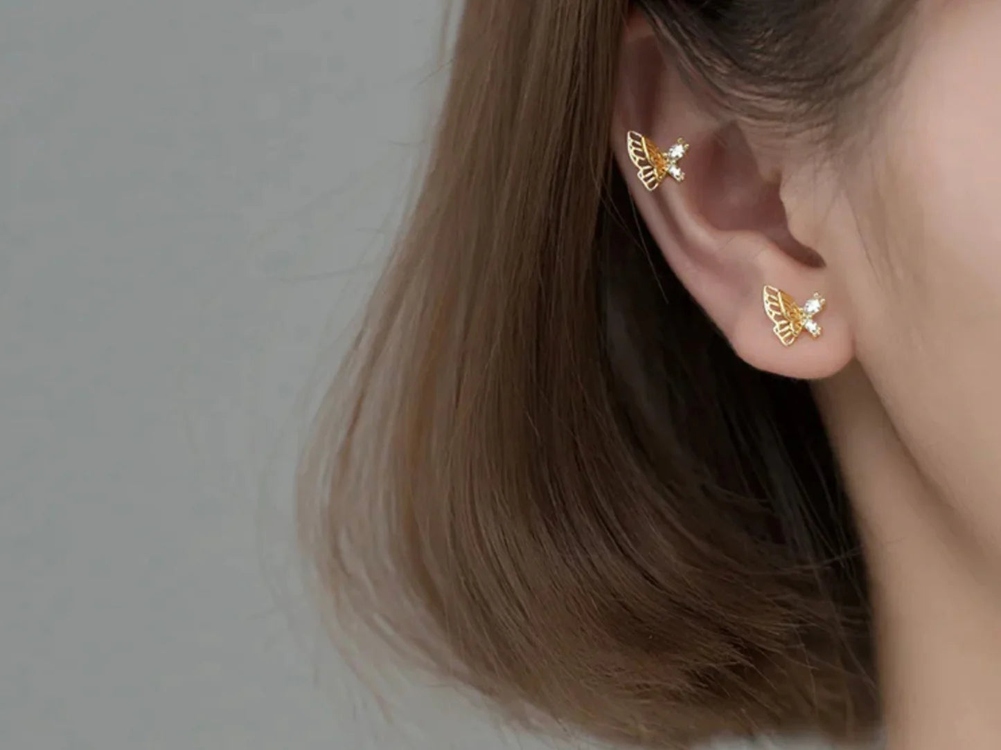 Butterfly Stud Earrings