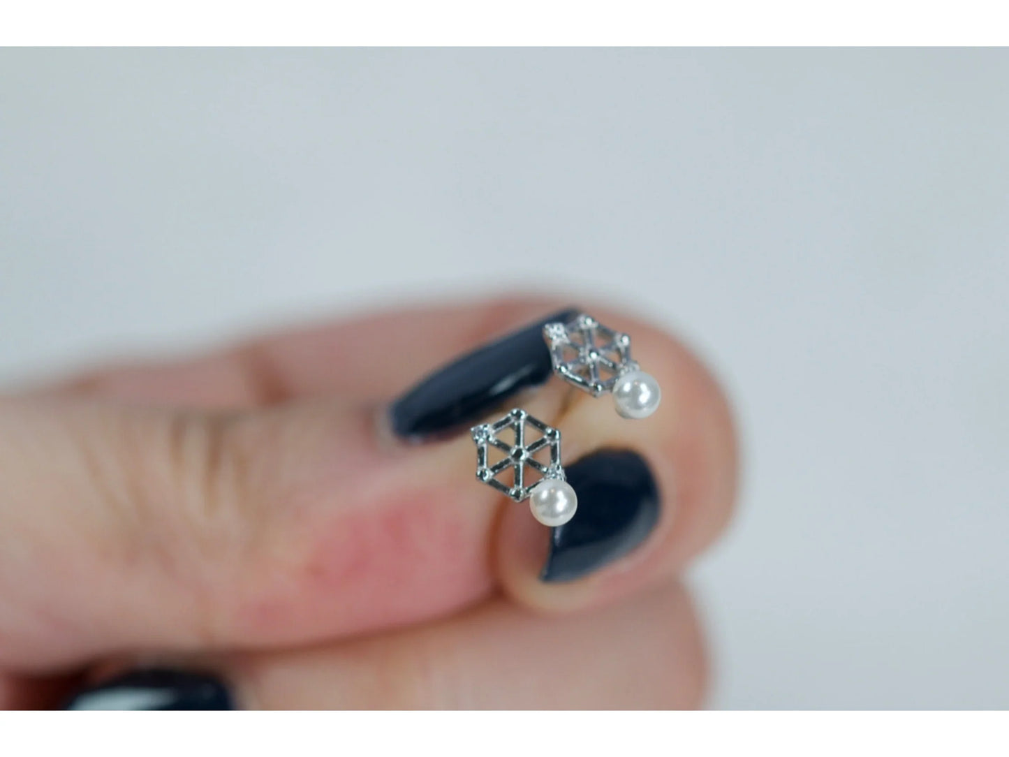 Tiny Geometric Earrings