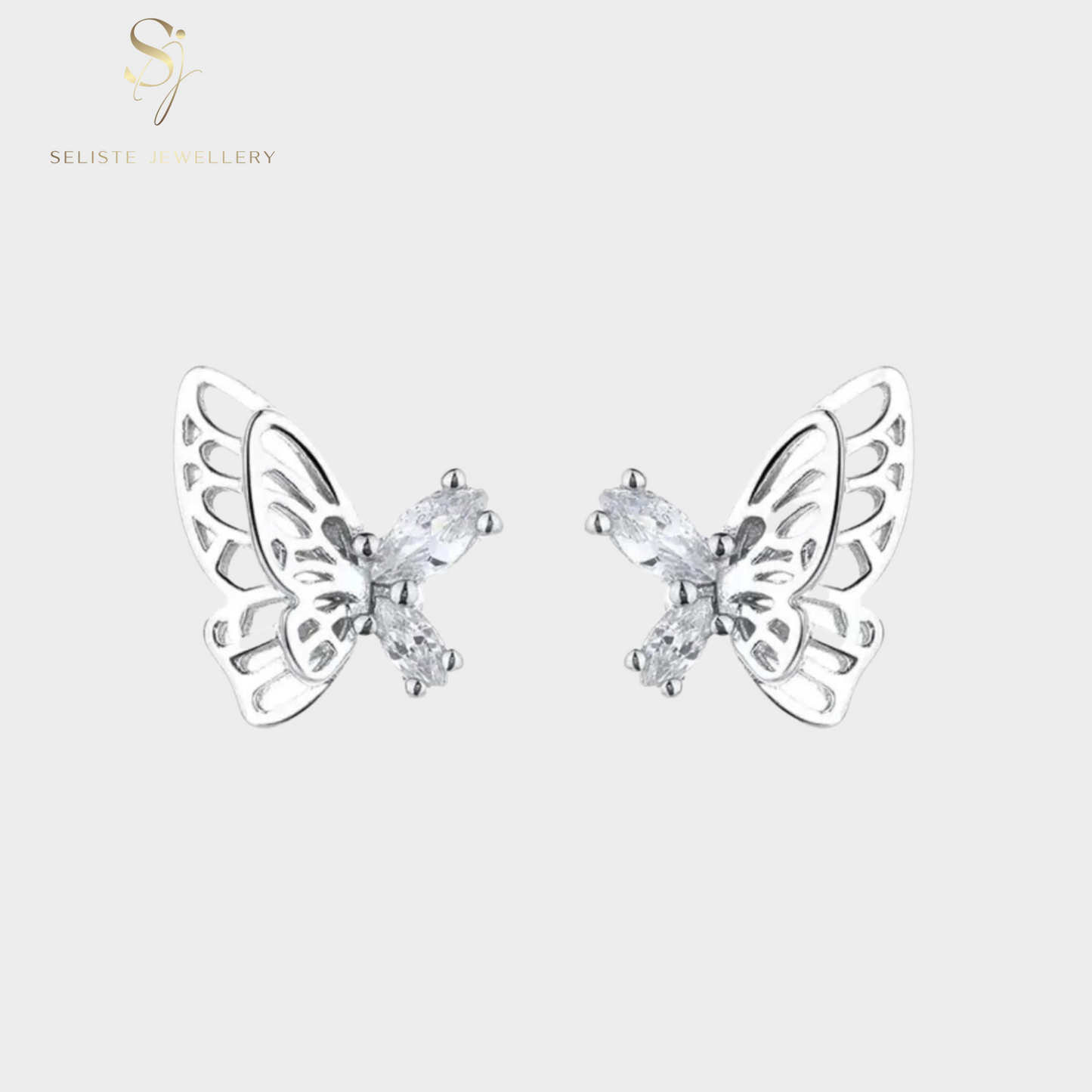 Butterfly Stud Earrings