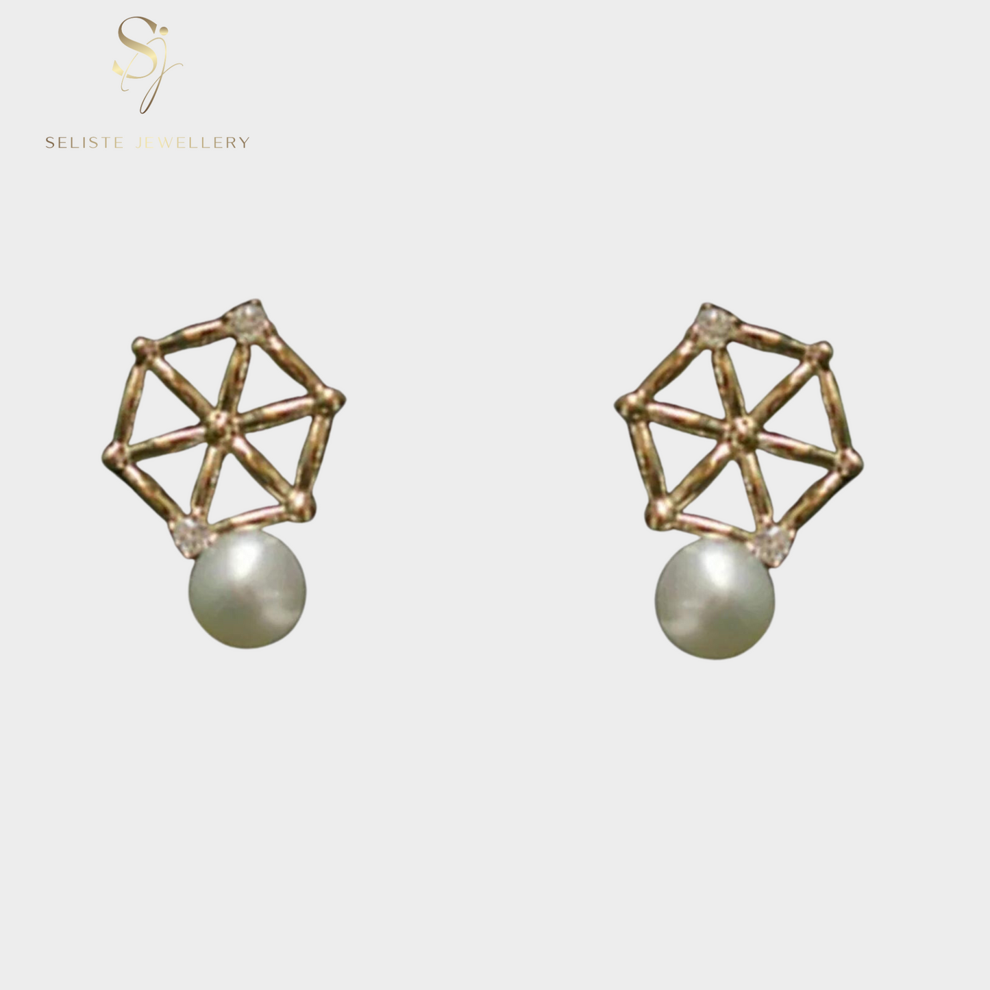Tiny Geometric Earrings