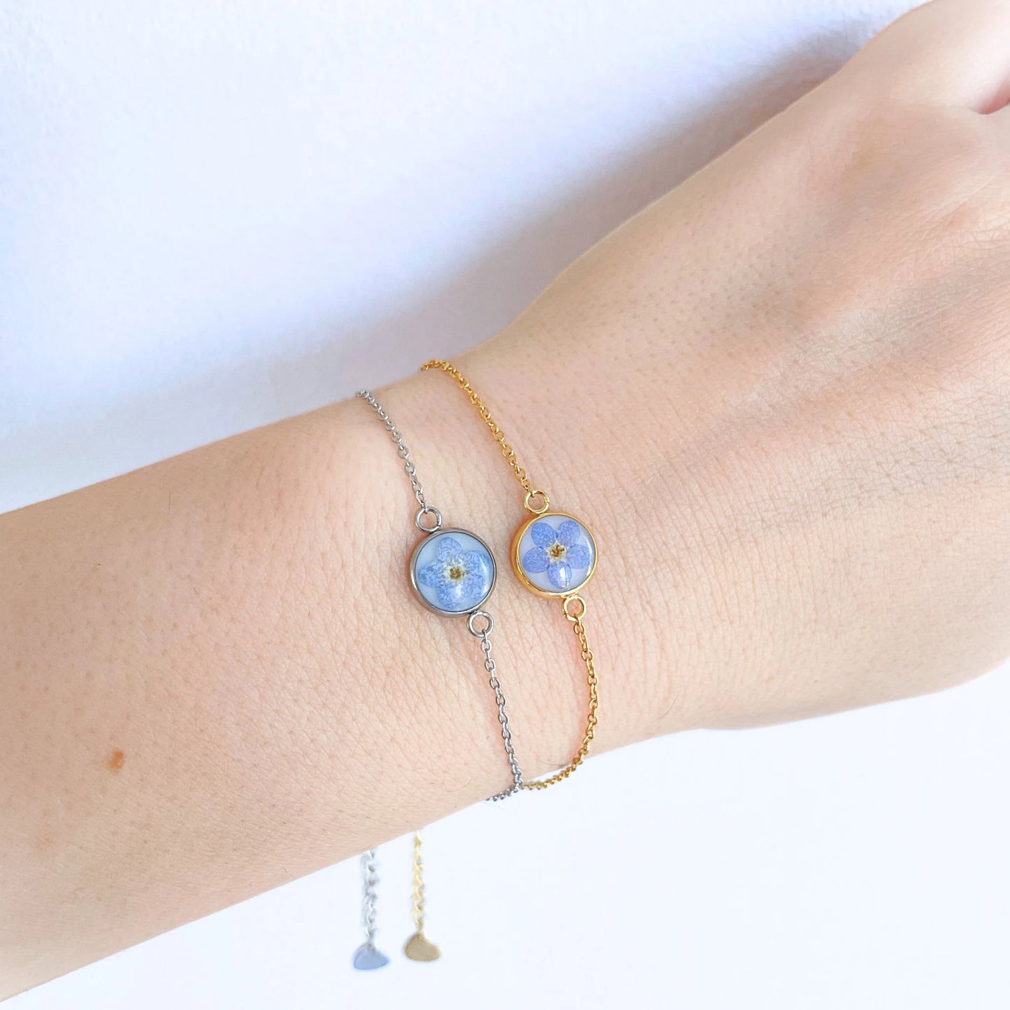 Forget Me Not Charm Bracelet