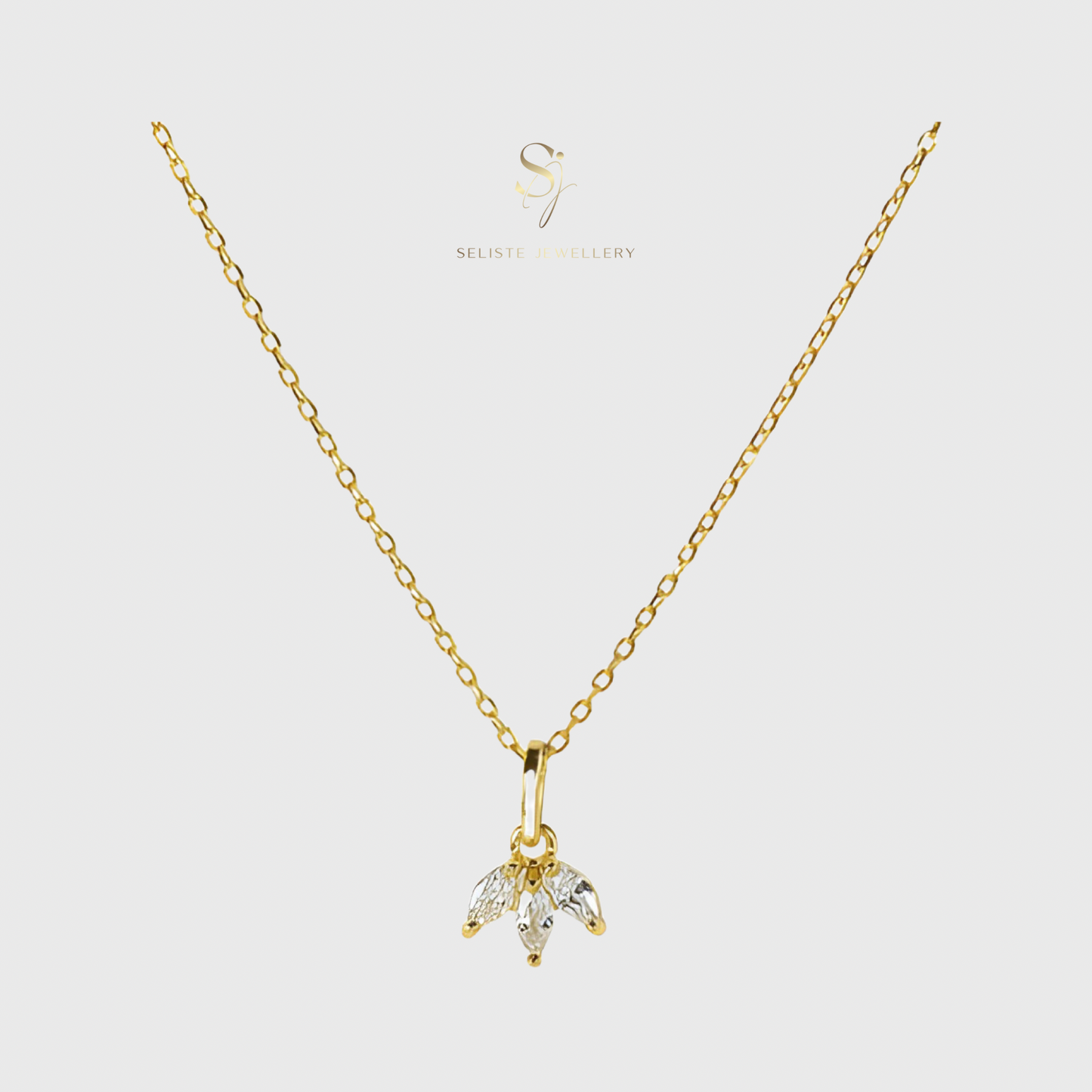 Mini Diamond Charm Necklace