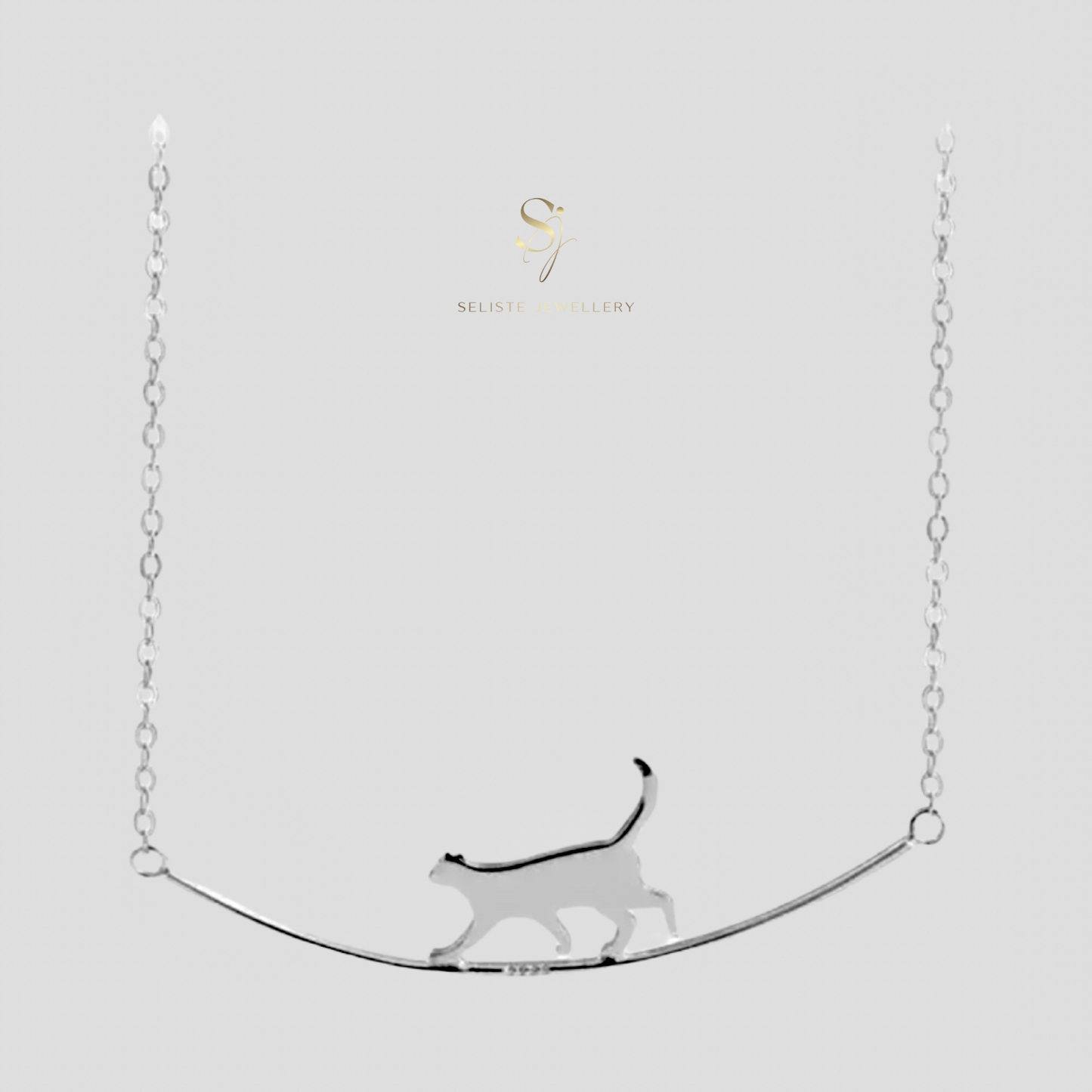 Cat Charm Necklace