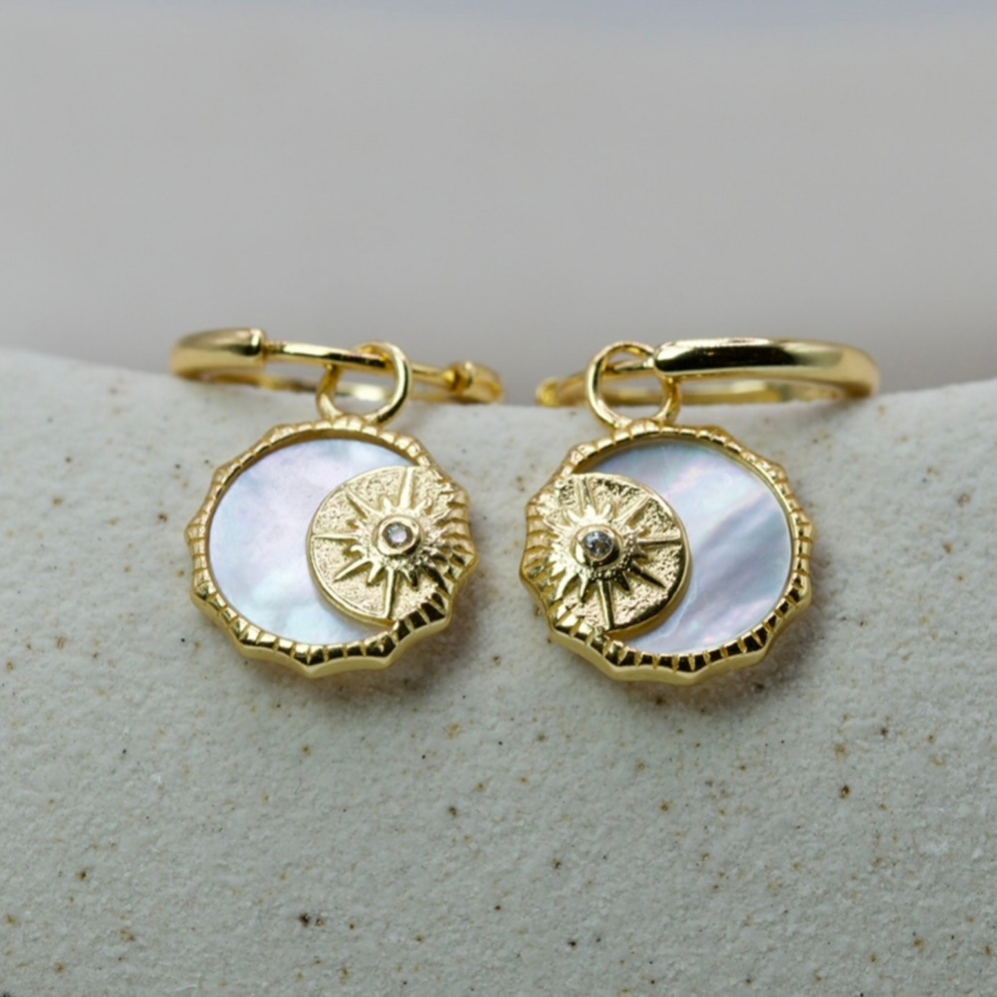 Celestial Charm Hoop Earrings