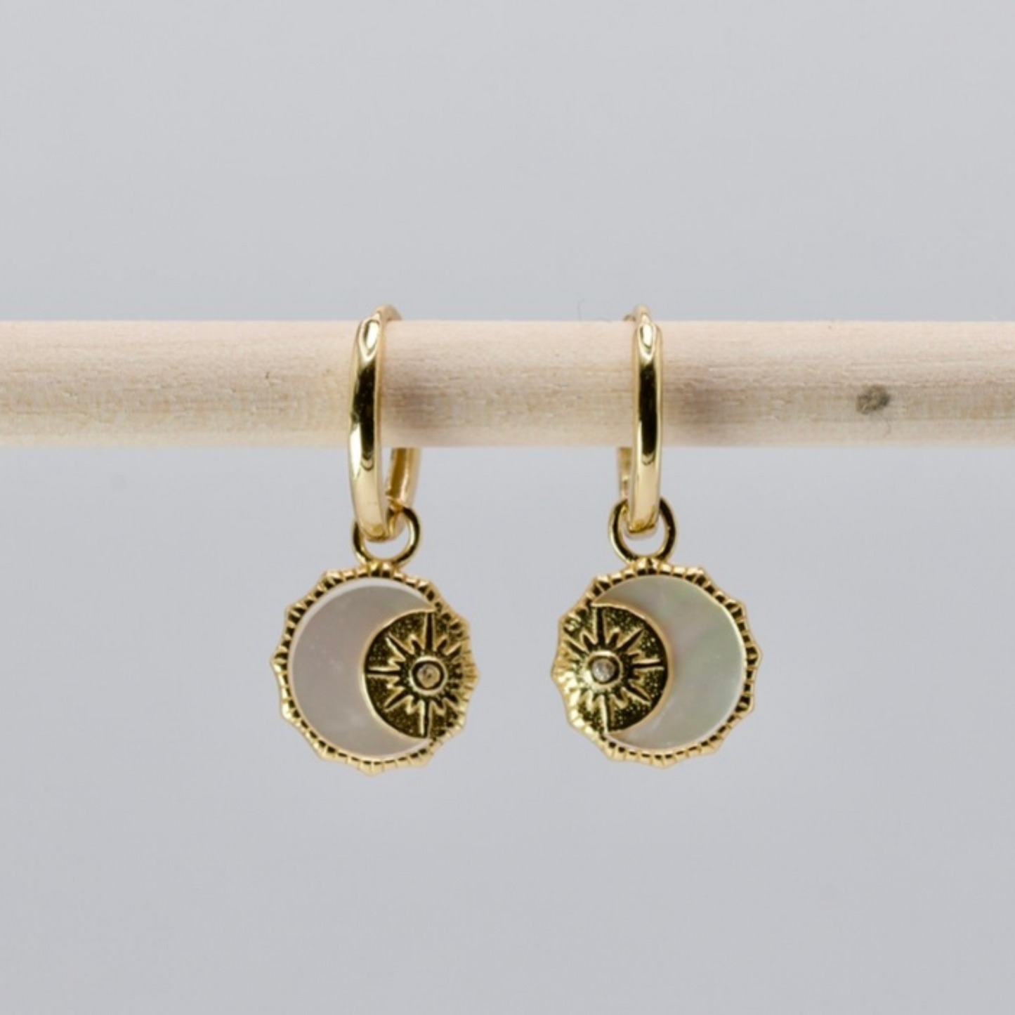Celestial Charm Hoop Earrings