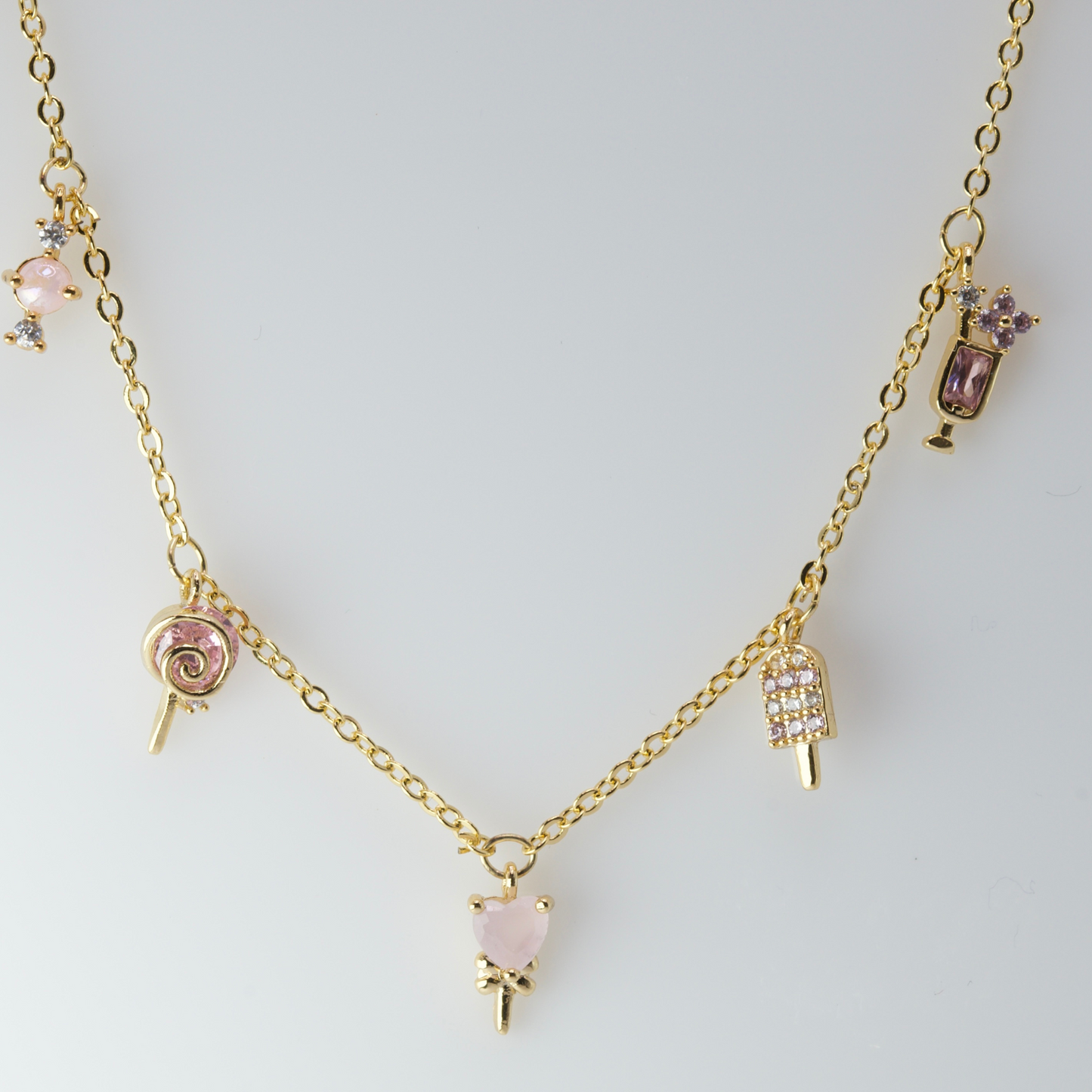 Mini Ice Cream Charms Necklace