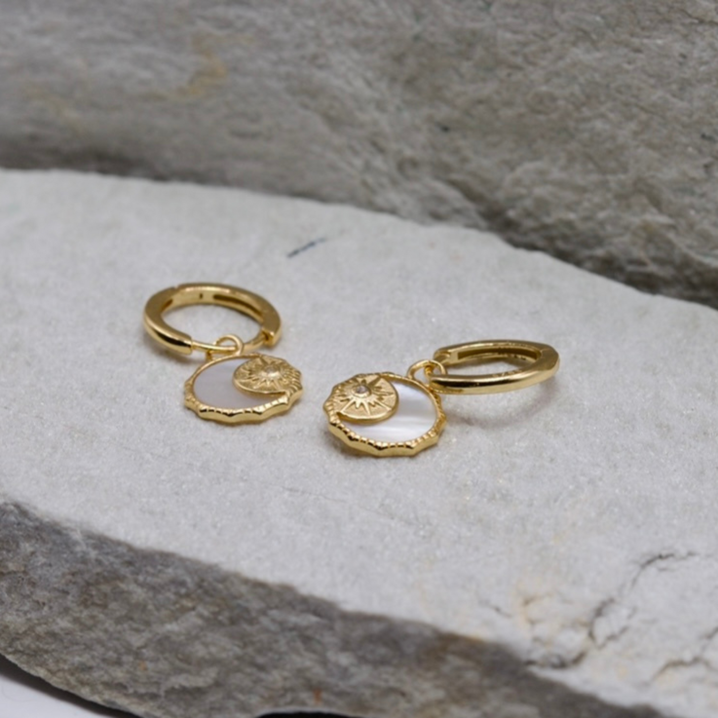 Celestial Charm Hoop Earrings