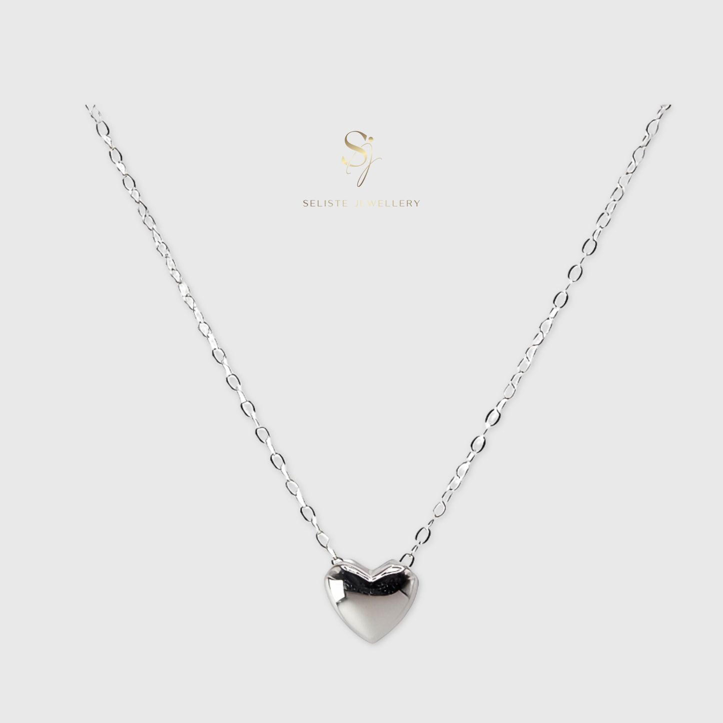 Tiny Heart Charm Necklace