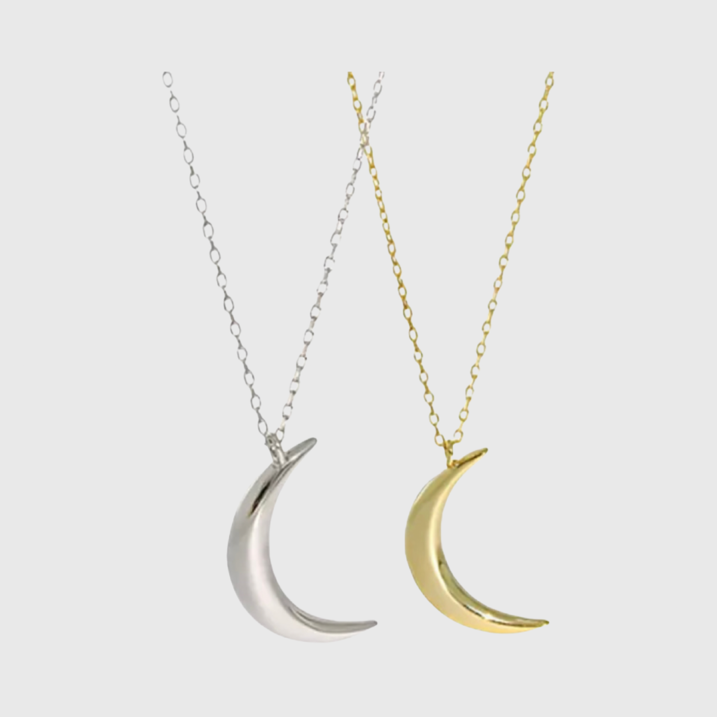 Crescent Moon Pendant Necklace