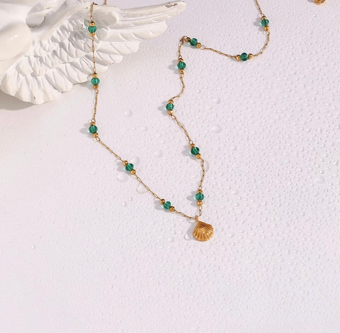 Mini Seashell Charm Necklace