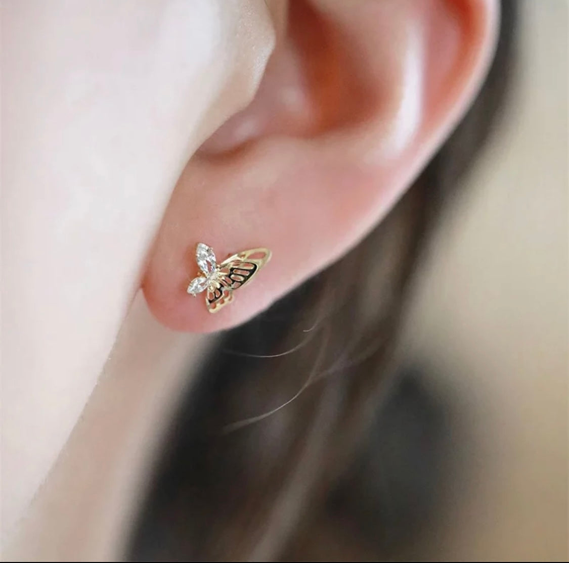 Butterfly Stud Earrings