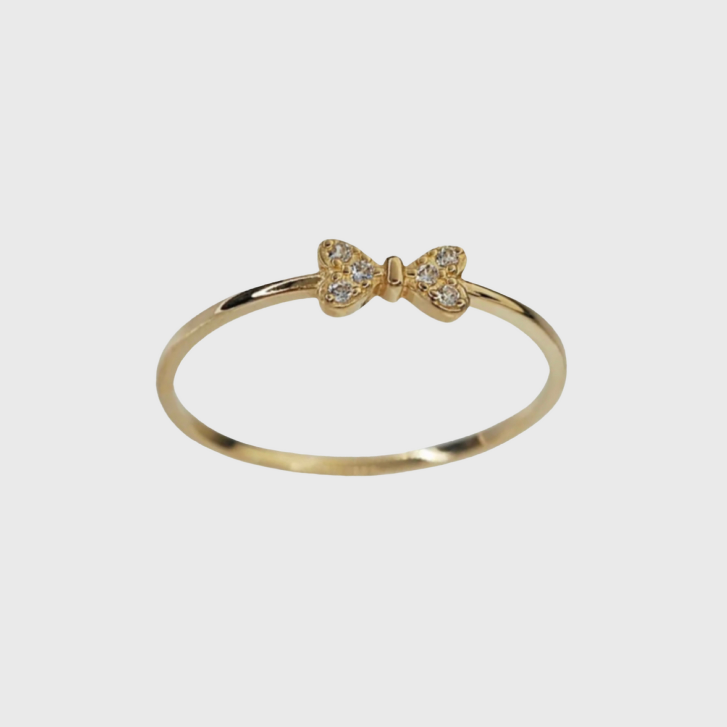 Tiny Bow Diamonds Ring n