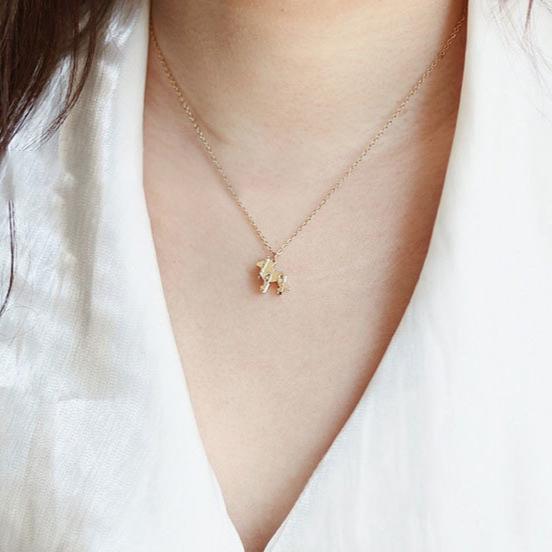 18K Gold Plated Lion Pendent Necklace-Minimalist Lion Necklace-Animal Jewellery-Lion Women Necklace-Vintage Look Necklace-Gift For Her
