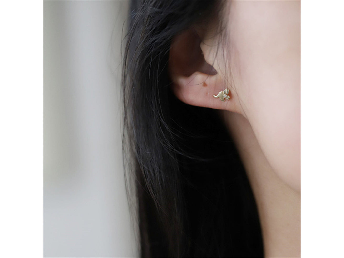 Tiny Cat Earrings