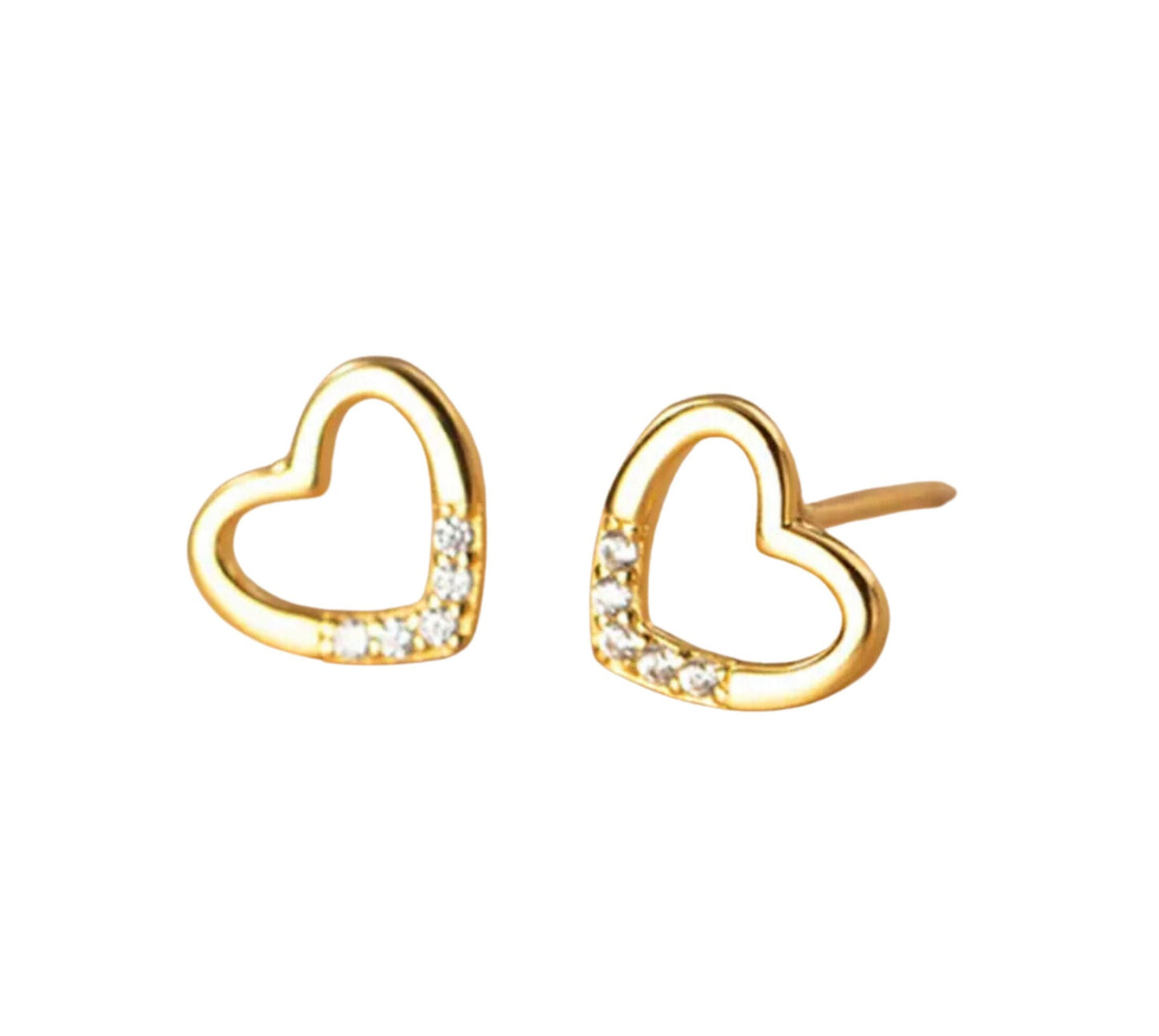 Hollow Heart Earrings