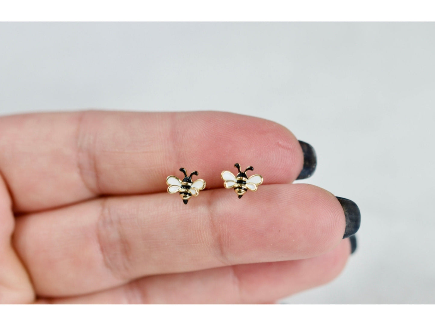 Tiny Bee Earrings