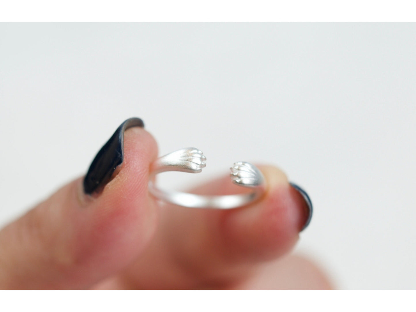 Cute Paw Open Ring