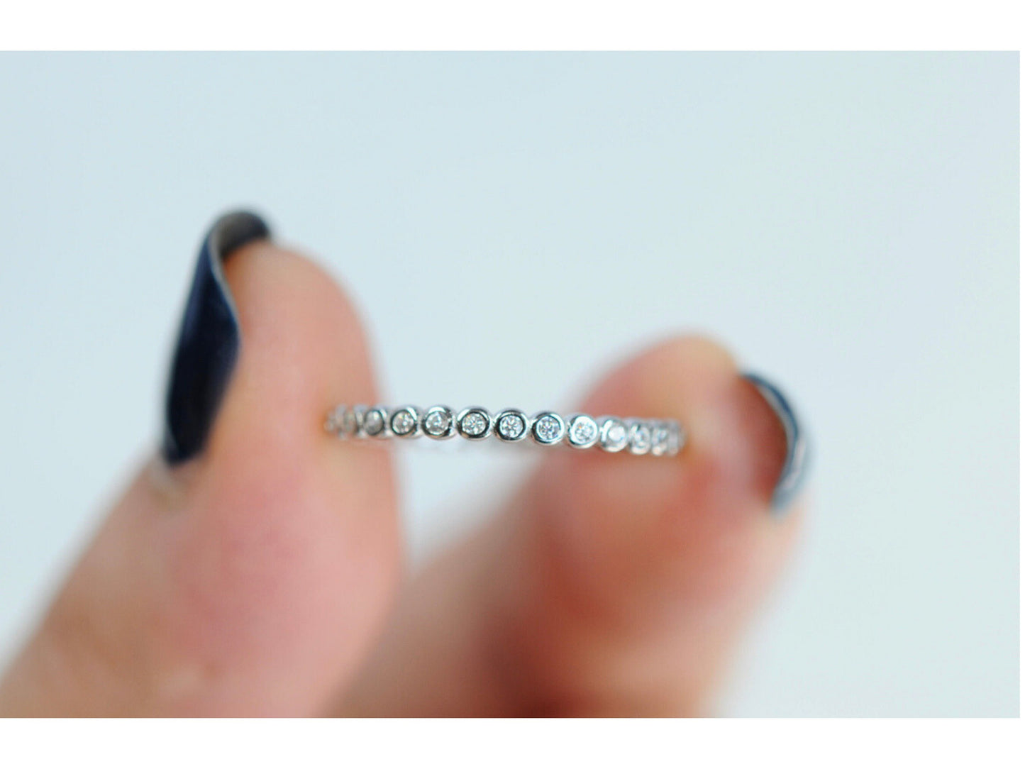 Diamond Eternity Thin Band Ring