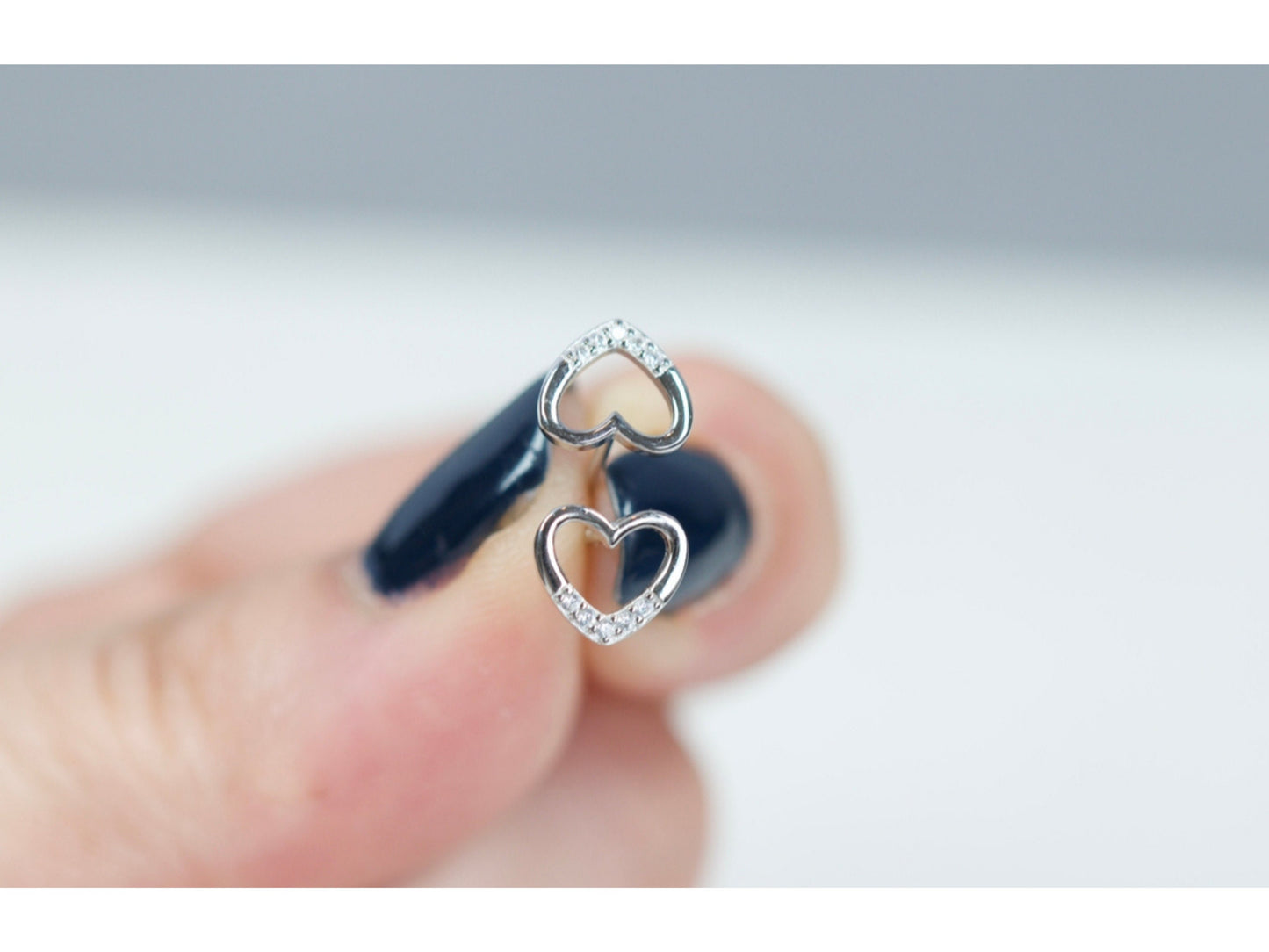 Hollow Heart Earrings