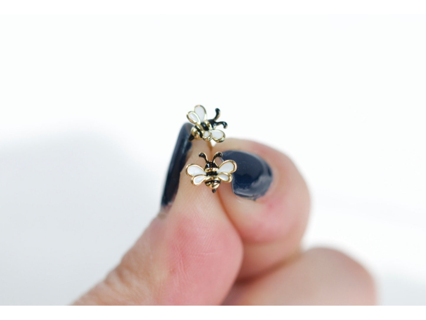 Tiny Bee Earrings