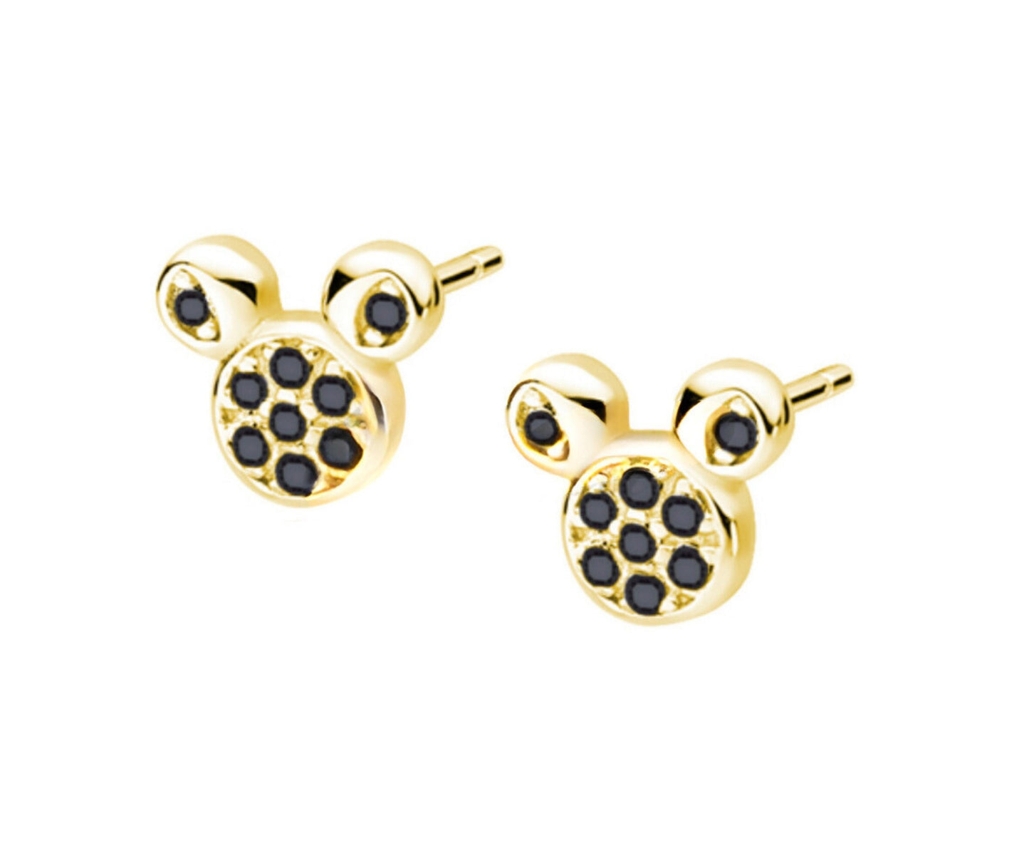 Tiny Mouse Stud Earrings