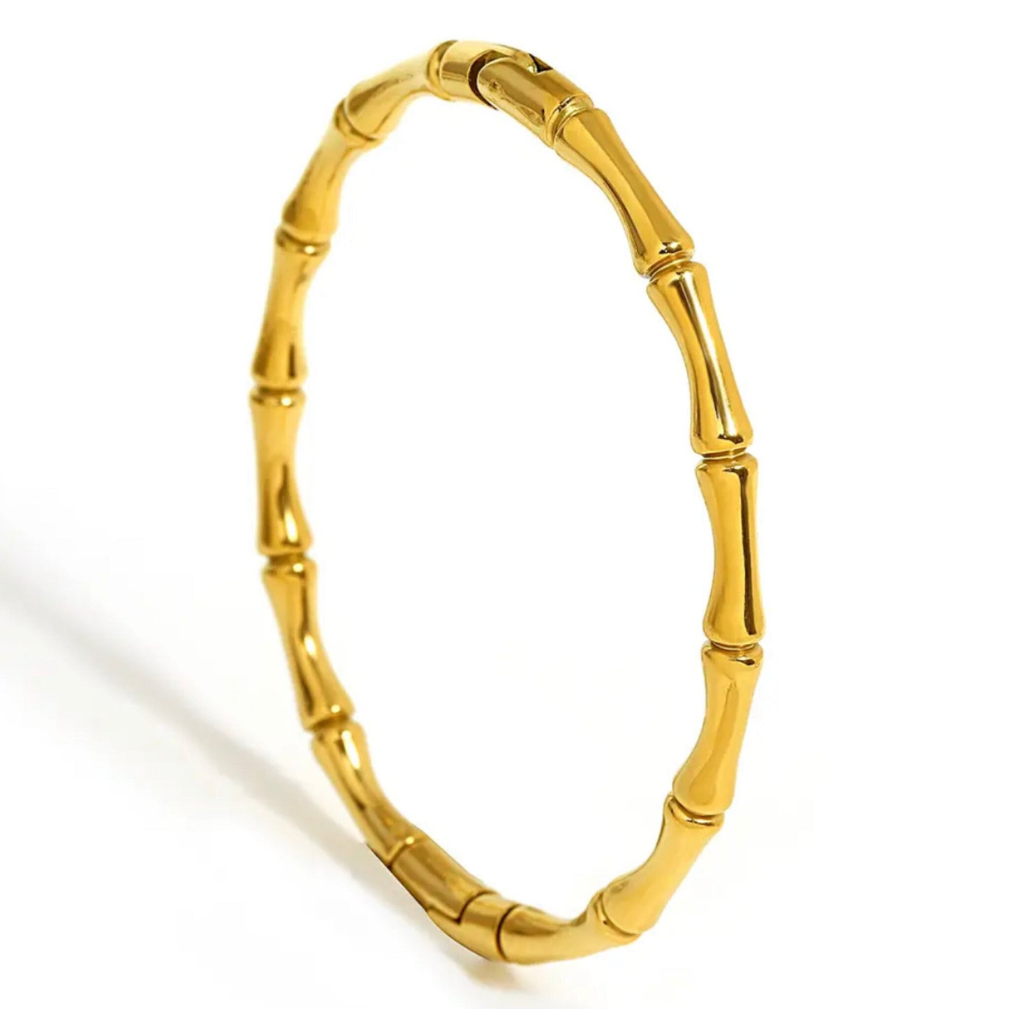 Bamboo Bangle Cuff Bracelet