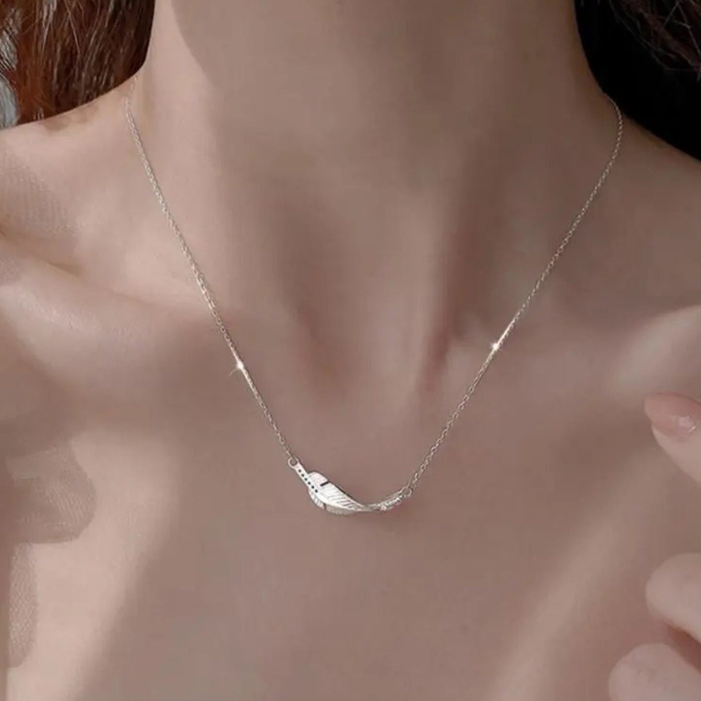 Feather Charm Necklace