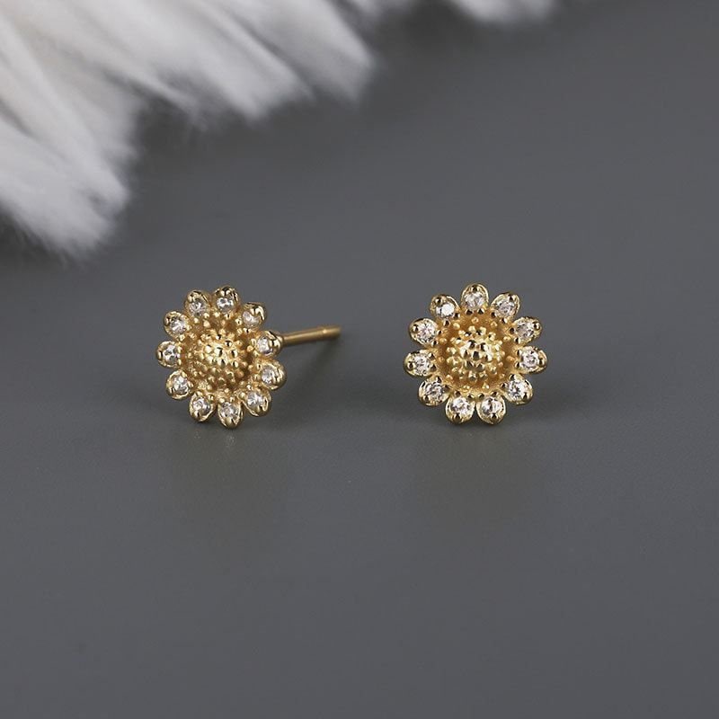 Sunflower Stud Earrings