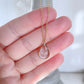 Real Dandelion Seed Teardrop Necklace