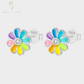 Dainty Daisy Flower Earrings