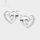 Unicorn Heart Stud Earrings