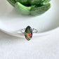 Real Leaf Oval Blossom Ring