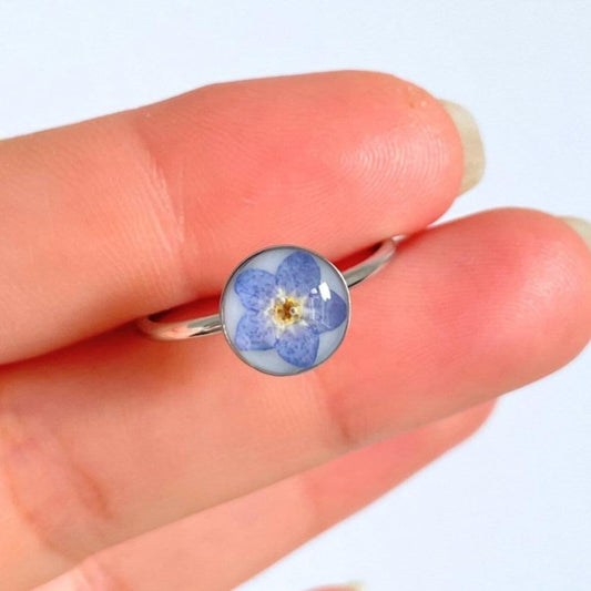 Forget Me Not Flower Ring