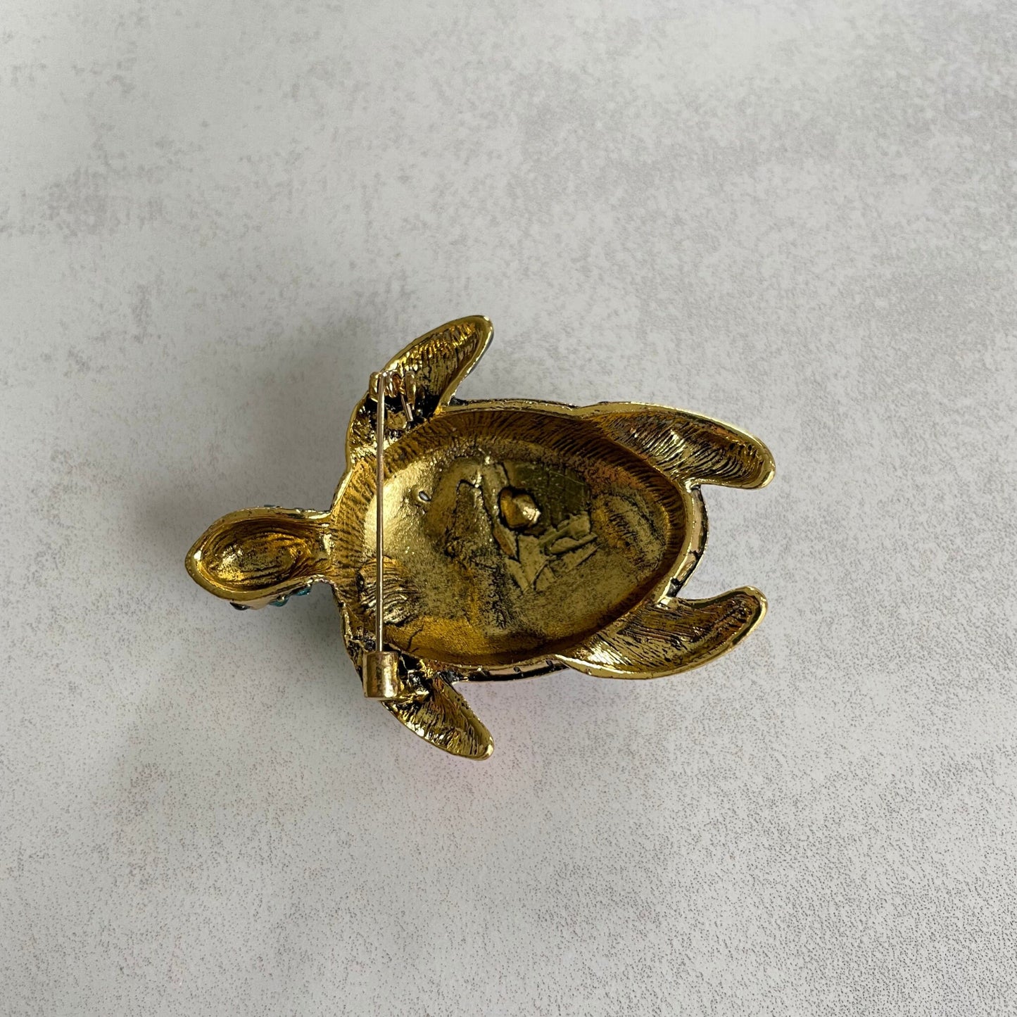 Bohemian Sea Turtle Pin Brooch