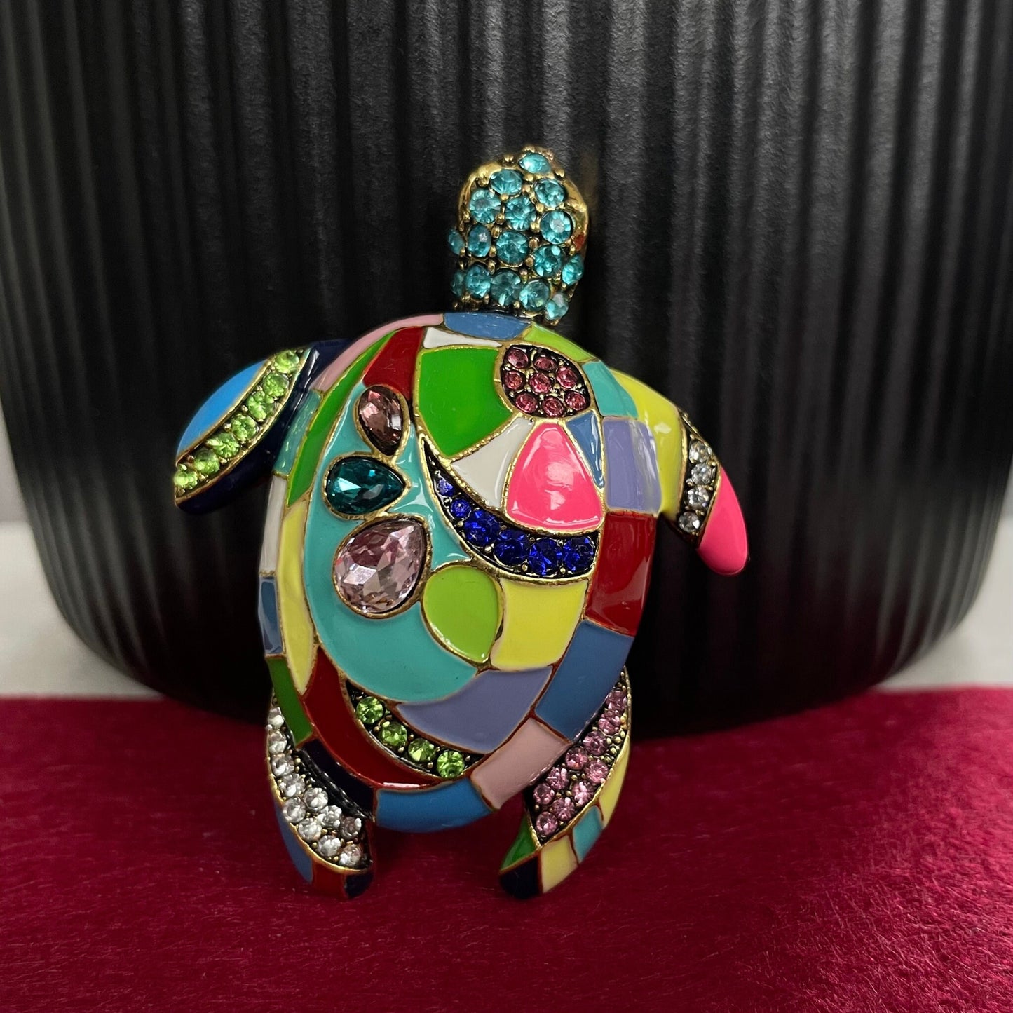 Bohemian Sea Turtle Pin Brooch