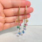 Rainbow Raindrop Long Dangling Earrings