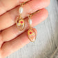 Sunflower Pearl Drop Hope Earrings
