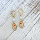 Sunflower Pearl Drop Hope Earrings