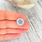 Dainty Real Pressed Blue Forget Me Not Flower Pin Brooch