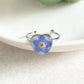 Real Forget Me Not Flower Ring