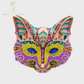 Vintage Bohemian Colourful Cat Brooch